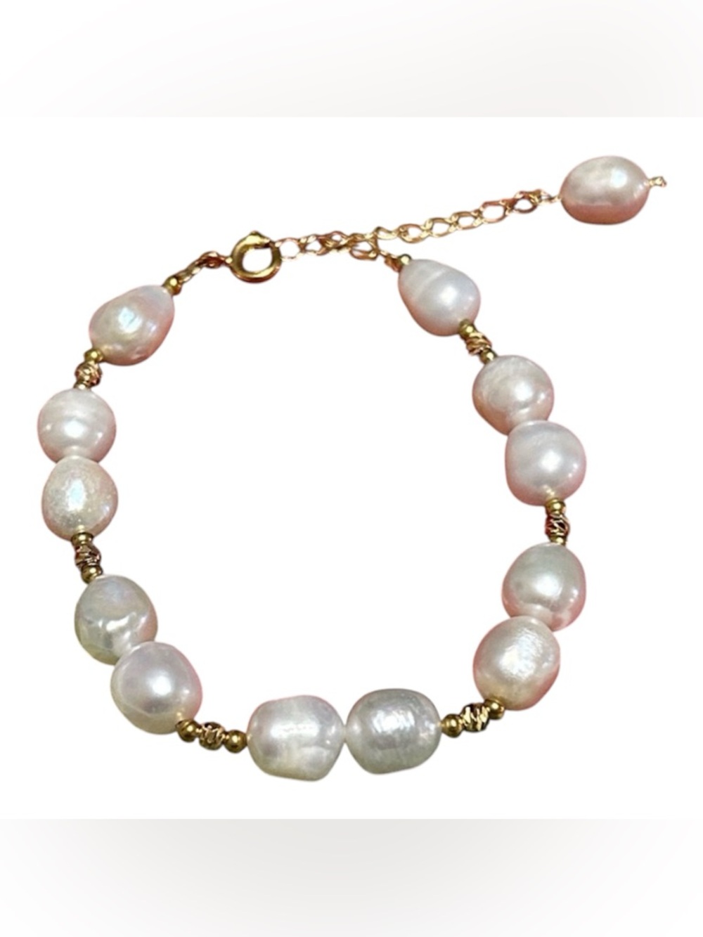 💜Half Off💜 Kinsley Armelle Pearl Bracelet with Gold Accents NIP 
Mothers Day